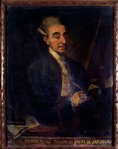 Porträt von Gaetano Pugnani, italienischer Geiger