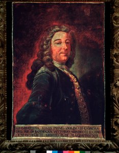 Porträt von Giambattista Somis, italienischer Komponist und Geiger. 18. Jahrhundert von Gaetano Ottani