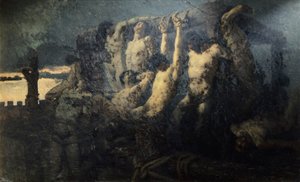 Geiseln von Crema von Gaetano Previati (1852-1920) von Gaetano Previati