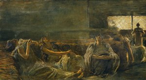 Opiumraucher von Gaetano Previati