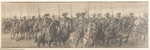 Spanische Soldaten von Gaetano Previati