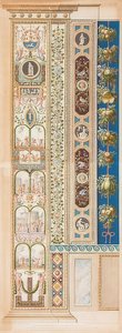 Pilaster Loggia VIII (Verzierung mit Kindergruppen)