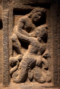 Triton. Flachrelief, Kunst von Gandhara (Pakistan), 2.-3. Jahrhundert von Gandhara School