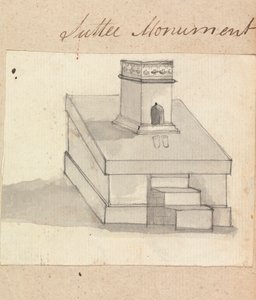 Ein Suttee-Denkmal