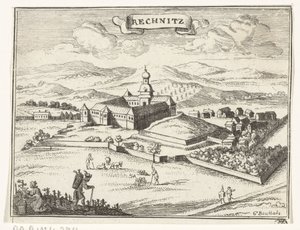 Ansicht von Rechnitz von Gaspar Bouttats