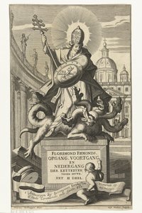 Katholizismus überwindet die Ketzerei von Gaspar Bouttats