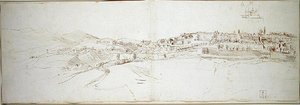 Ansicht von Urbino vom Colle di San Donato