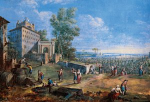Die Ernte (Gemälde von Gaspare Vanvitelli) von Gaspar van Wittel