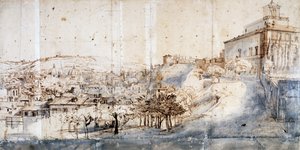 Villa Medici in Rom von Gaspar van Wittel