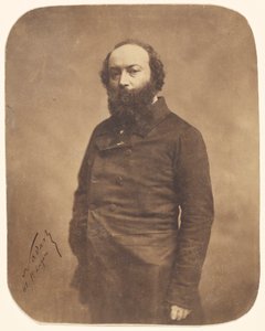 Porträt von Théodore Rousseau 1812-1867, 1855-1859 von Gaspard Félix Nadar
