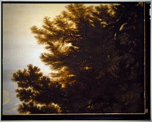 Italienische pastorale Landschaft (Detail), undatiert