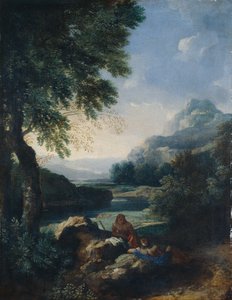 Landschaft mit Hirten, ca. 1660