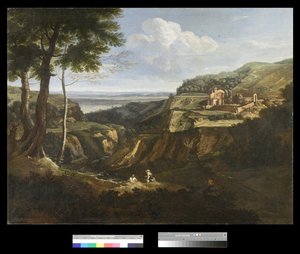 Ansicht des Klosters Camaldoli bei Frascati