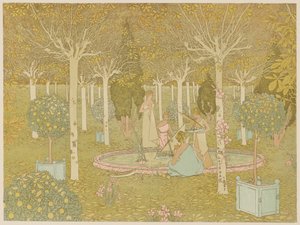 Park, 1897 von Gaston de Latenay