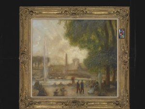 Der Teich in den Tuilerien von Gaston de Latouche