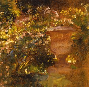 Gartenszene