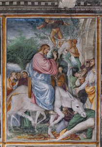 Detail von "Christus zieht in Jerusalem ein", aus "Das Leben und die Passion Christi"