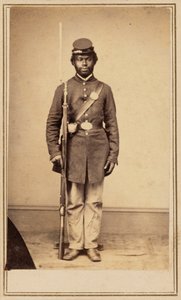 Christopher Anderson, Priv. Co. F. 108 U.S.C.T., 1865 (Foto) von Gayford & Speidel
