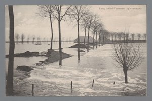 Katastrophe in Oud-Vossemeer am 13. März 1906 von Gebroeders van Straaten