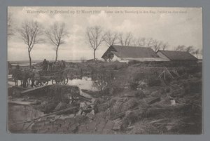 Überschwemmung in Zeeland am 12. März 1906 von Gebroeders van Straaten