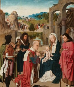 Die Anbetung der Könige von Geertgen Tot sint Jans