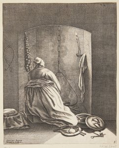 Eine Frau, die kocht