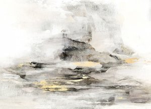 Abstrakte Goldlandschaft