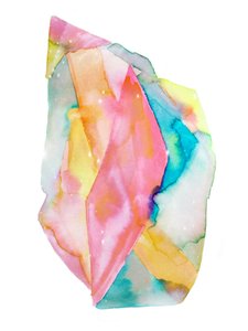 Funkelnder Regenbogen-Edelstein