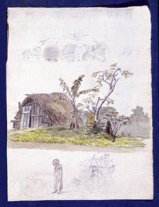 Indigenes Haus auf La Réunion