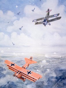 Der letzte Flug von Hauptmann Baron von Richthofen