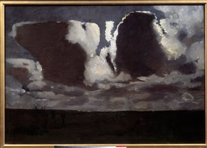 Mondschein. Gemälde von George Hendrick (Hendrik) Breitner (1857-1923)