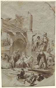Die Anbetung der Könige von Georg Anton Urlaub
