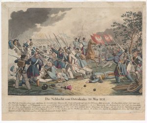 Die Schlacht von Ostroleka am 26. Mai 1831