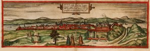 Buda, vulgo Ofen aus: Civitates orbis terrarium, 1572 von Georg Braun und Franz Hogenberg