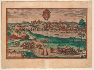 Grodno aus: Civitates orbis terrarium, 1577
