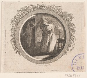 Titelvignette zu S. Richardson: "Miss Clarissa Harlowes Geschichte", vierter Teil