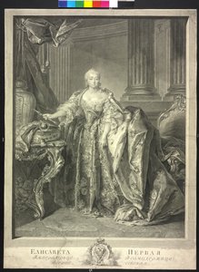 Kaiserin von Russland Elisabeth Petrowna von Georg Friedrich Schmidt