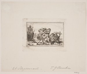 Eine Bauernschlägerei von Georg Haas