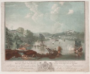 Ansicht der Stadt Frederikshald von Georg Haas
