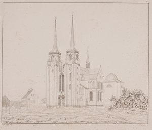 Roskilde Domkirke von Südwesten gesehen von Georg Hoffmann
