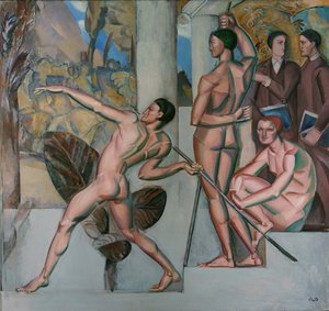 Mens sana in corpore sano Ein gesunder Geist in einem gesunden Körper, 1912 von Georg Pauli