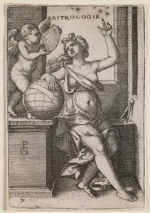Astrologia, aus der Serie „Die Freien Künste“ von Georg Pencz