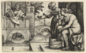 David beobachtet Bathseba