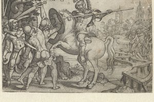 Horatius Cocles verteidigt die Brücke über den Tiber (Serientitel: Geschichten aus der frühen römischen Geschichte)