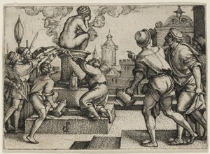Die bestrafte Kurtisane, aus Die Geschichte des Magiers Virgil