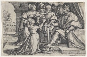 Das Urteil Salomos von Georg Pencz