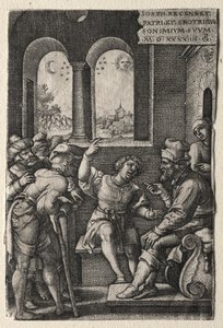 Die Geschichte von Joseph: Joseph erzählt seinem Vater seine Träume von Georg Pencz