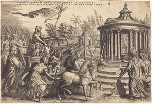 Der Triumph der Keuschheit von Georg Pencz