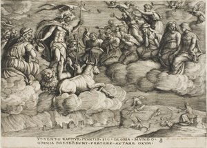 Der Triumph der Ewigkeit, Tafel sechs aus Die Triumphe von Petrarca