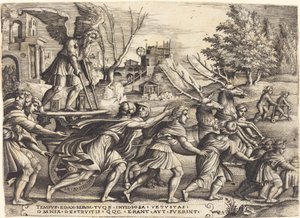Der Triumph der Zeit von Georg Pencz